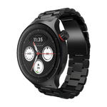 MOTOROLA Moto Watch 1.4″ OLED, AOD, Dual band GPS, Powered by Polar, Android only Smartwatch (Matte Black Strap, Free Size)