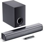 Mivi Fort H120 Soundbar, 120 Watts, 2.1 Channel, Multi-Input and EQ Modes, BT v5.1 120 W Bluetooth Soundbar (Black, 5.1 Channel)
