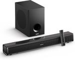 Mivi Fort H160 Soundbar, 160 Watts, 2.1 Channel, Multi-Input and EQ Modes, BT v5.1 160 W Bluetooth Soundbar (Black, 5.1 Channel)