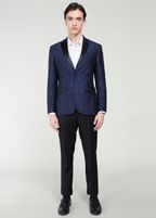 PARK AVENUE Men 2PC NOTCH BASIC- SUPER SLIM FIT Solid Suit