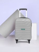 METRONAUT Small Cabin Suitcase (55 cm) 4 Wheels – BENT – Silver