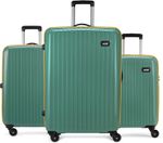 ALFA Hard Body Set of 3 Luggage 8 Wheels – Excel Set of 3 (Small …more