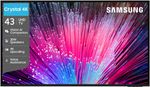 Crystal 4K Vision AI 108 cm (43 inch) Ultra HD (4K) LED Smart Tizen TV 2026 Edition with 30W Speakers 4K Upscaling HDR 10+ Football Mode Voice Assistance Remote Control PurColor Slim Look Samsung Knox Security 150+ Free Channels (UA43UE84AHULXL)
