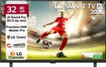 AI LB65 80 cm (32 inch) Full HD LED Smart WebOS TV 2026 Edition with Alpha5 AI Processor Gen9, HDR10 Pro, AI Magic Remote Compatible, AI Sound Pro (Virtual 9.1.2 Up-mix), 60 Hz Refresh Rate 5 YearsOS upgrade, Secured by LG Shield, LG Channels (32LB650BPLA)