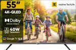 realme TechLife 139 cm (55 inch) QLED Ultra HD (4K) Smart Google TV (55UHDGQRDDVQ)