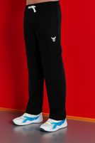 Go Devil Men Solid Black Track Pants