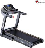Powermax Fitness TDM-96 4HP Motor 110kg Manual Incline Heart Rate Sensor Foldable for Home Cardio Treadmill