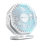 Portronics Chill On Mini Type-C Fan with 360° Rotation & Hanging Loop, 5000 RPM POR-3100 USB Fan (White)