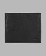 PARK AVENUE Men Black Genuine Leather Wallet (8 Card Slots)