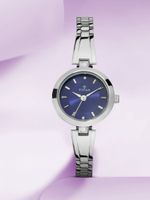 Titan Karishma Blue Dial Silver Stainless Steel Strap Analog Watch  – For Women NS2598SM04,NU2598SM04