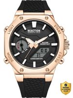 Kenneth Cole Reaction Digi-Analog Black Textured Dial | Chronograph Watch for Men’s | KRWGP2191704 Analog-Digital Watch  – For Men KRWGP2191704