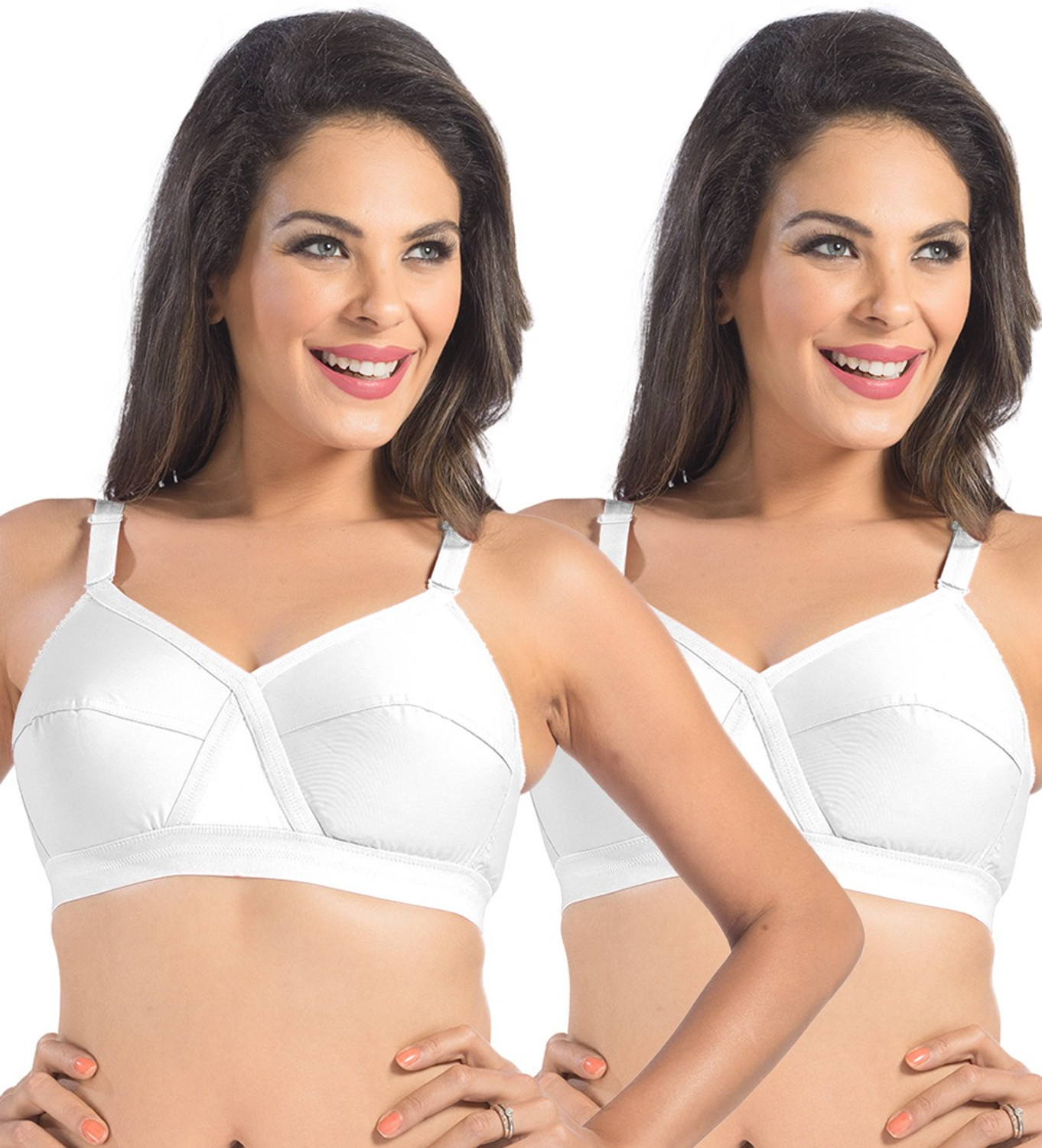 Image of VAN HEUSEN Women Full Coverage Non Padded Bra (Beige)