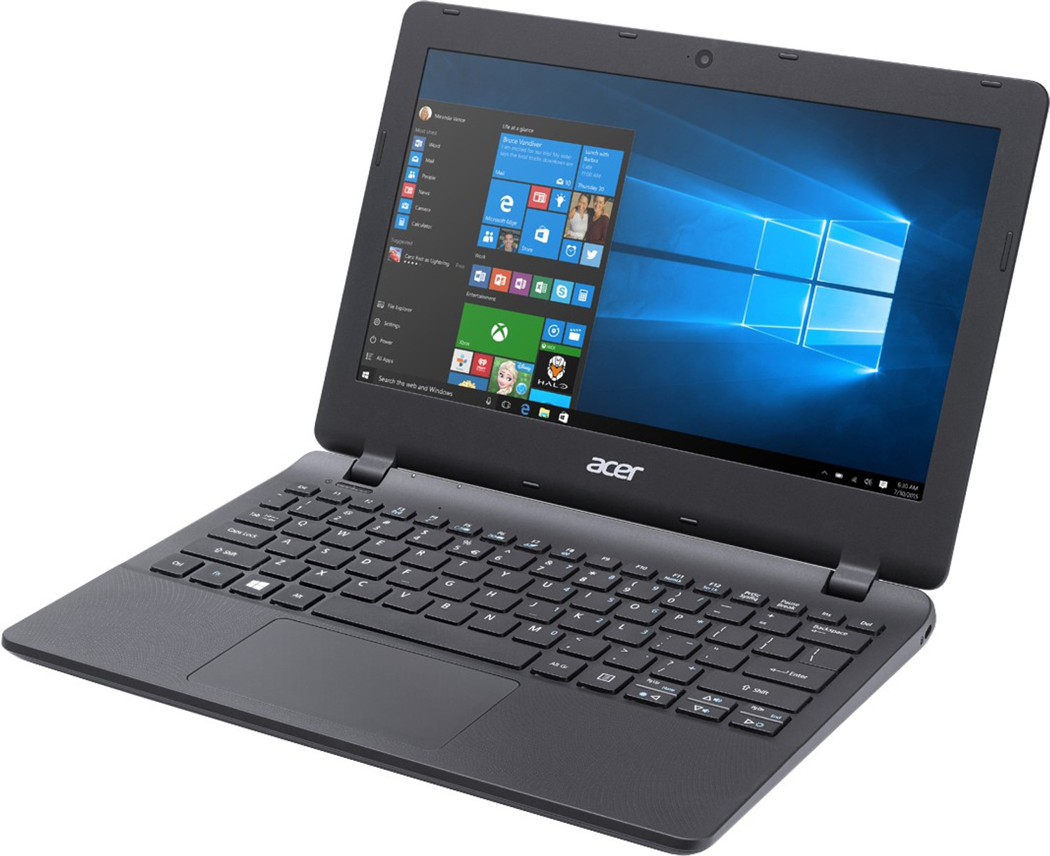 Image of Acer ES 11 Intel Celeron Dual Core 4th Gen N3060 - (2 GB /500 GB HDD /Windows 10 Home) ES1-131 Laptop (11.6 Inch, Black, 1.25 kg)