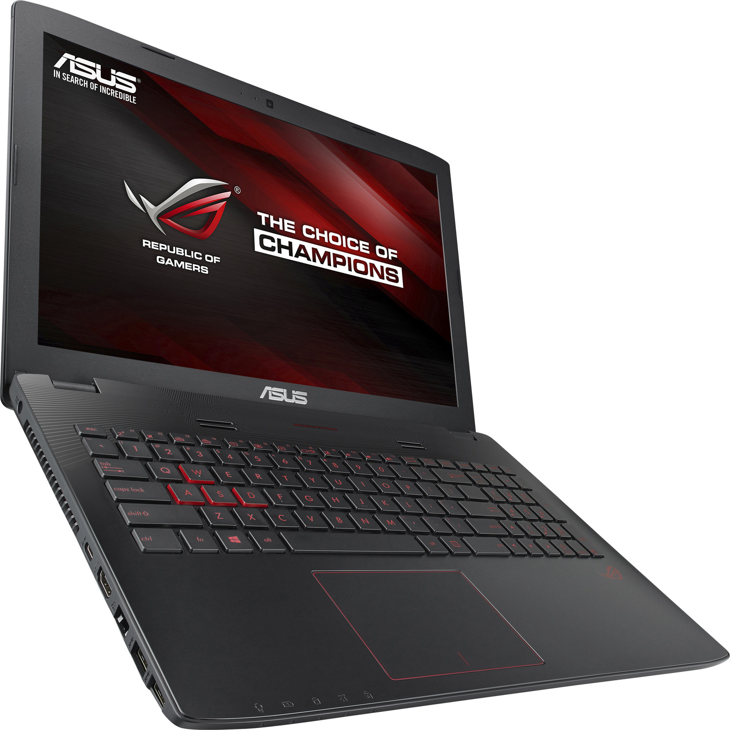 Image of ASUS ROG Intel Core i7 6th Gen 6700HQ - (8 GB /1 TB HDD /Windows 10 Home /4 GB Graphics /NVIDIA GeForce GTX 960M) GL552VW-CN426T Gaming Laptop (15.6 Inch, Grey Metal, 2.59 kg)