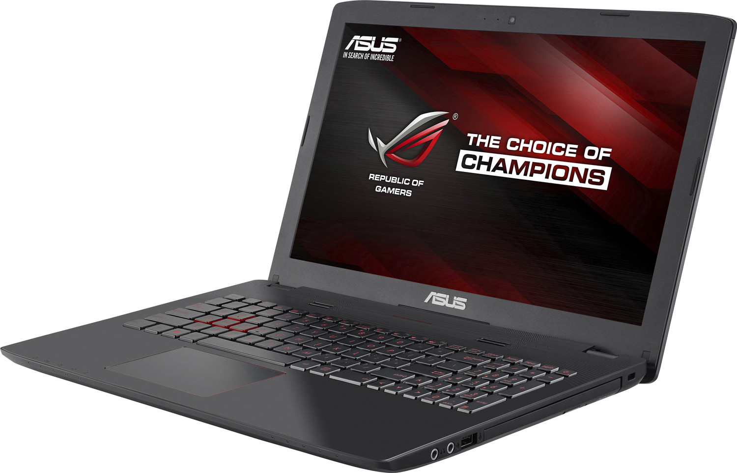 Image of ASUS ROG Intel Core i7 6th Gen 6700HQ - (8 GB /1 TB HDD /Windows 10 Home /4 GB Graphics /NVIDIA GeForce GTX 960M) GL552VW-CN426T Gaming Laptop (15.6 Inch, Grey Metal, 2.59 kg)