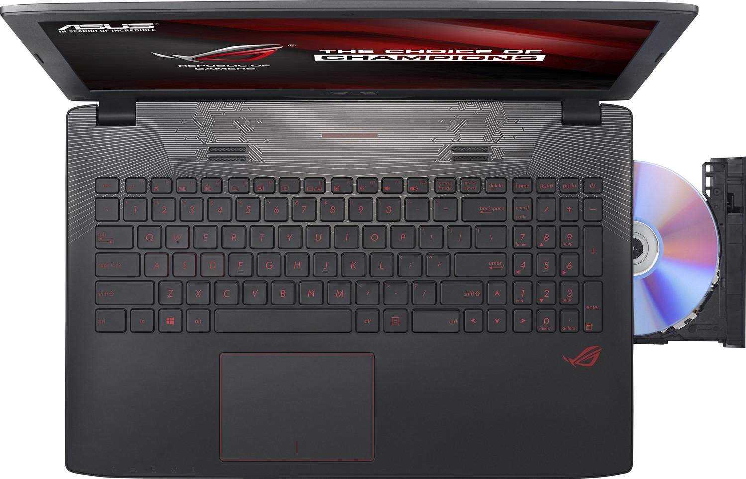Image of ASUS ROG Intel Core i7 6th Gen 6700HQ - (8 GB /1 TB HDD /Windows 10 Home /4 GB Graphics /NVIDIA GeForce GTX 960M) GL552VW-CN426T Gaming Laptop (15.6 Inch, Grey Metal, 2.59 kg)