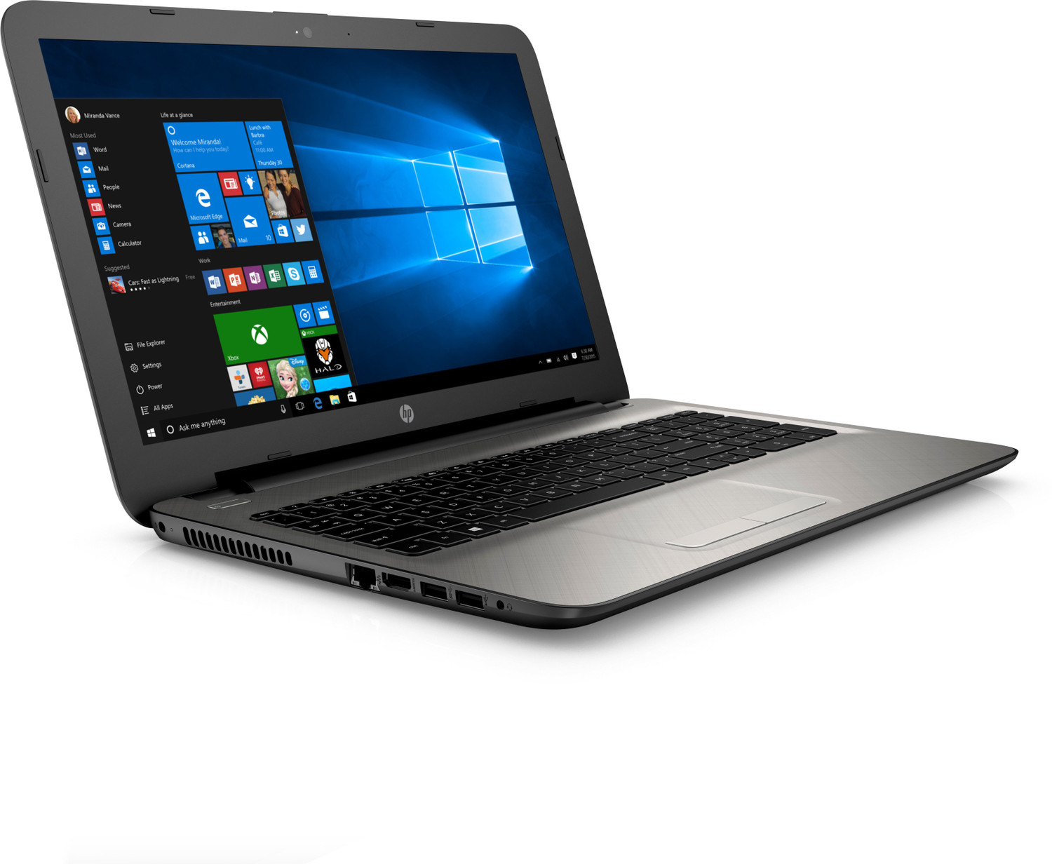 Image of HP Intel Core i5 5th Gen 5200U - (4 GB /1 TB HDD /Windows 10 Home /2 GB Graphics) 15-ac123tx Laptop (15.6 Inch, Turbo SIlver, 2.19 kg)