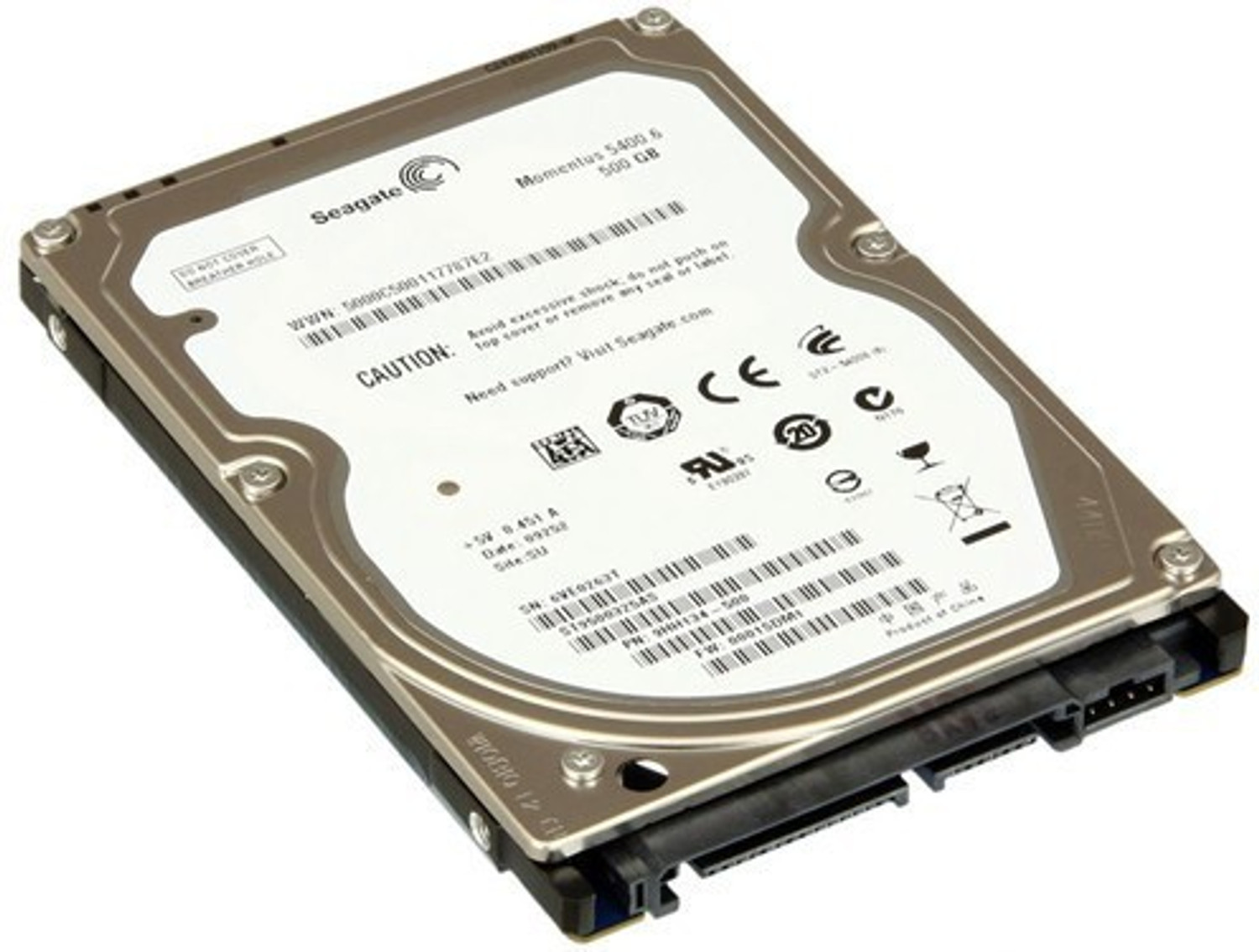 Image of WD BLUE 1 TB Desktop Silver SATA Internal Hard Disk Drive (HDD) (WD10SPZX /WD10JPVX) (Interface: SATA, Form Factor: 3.5 inch)