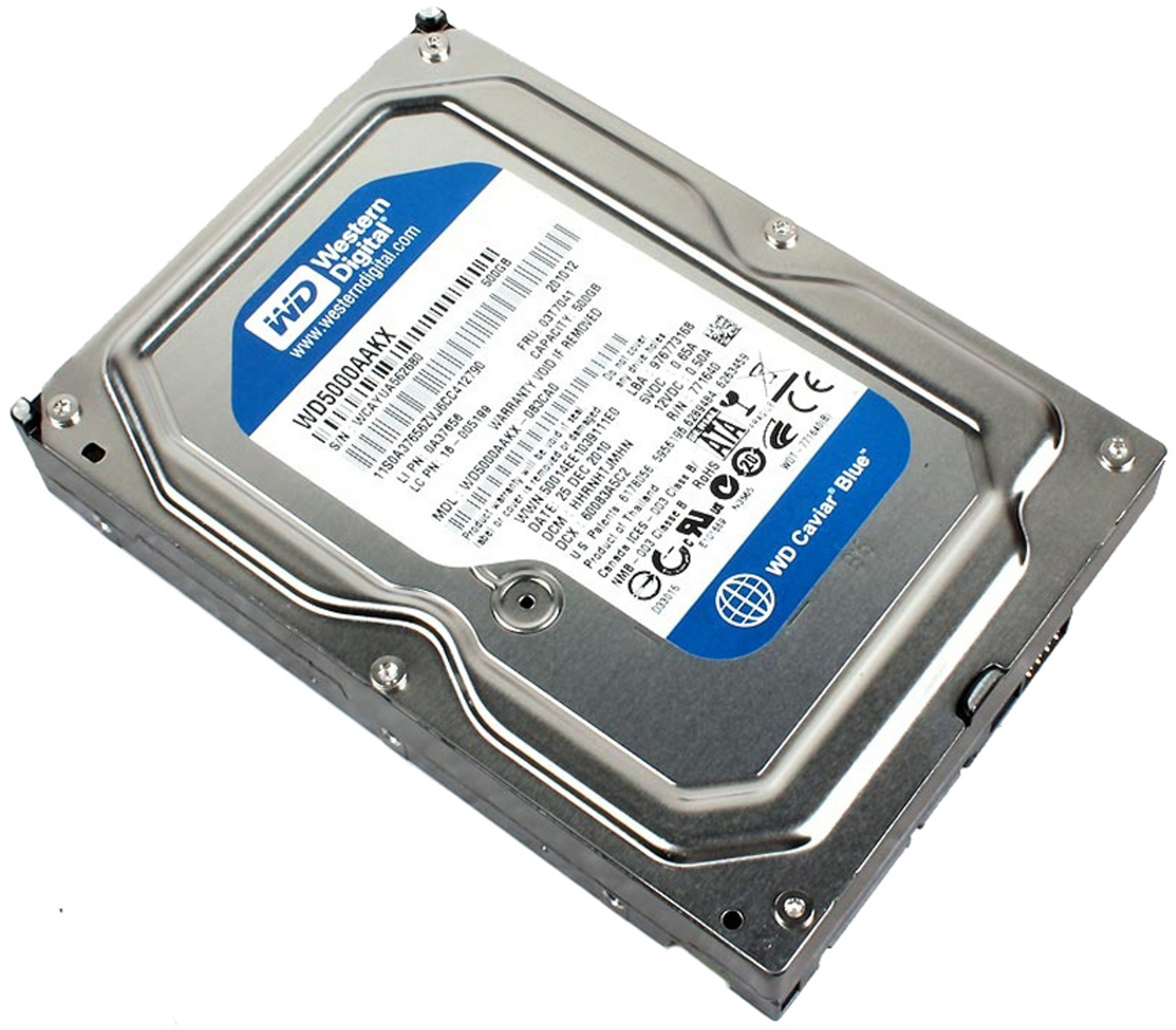 Image of WD SN580 500 GB All in One PC's, Desktop, Laptop Blue PCIe NVMe Internal Solid State Drive (SSD) (?WDS500G3B0E) (Interface: PCIe NVMe, Form Factor: M.2)