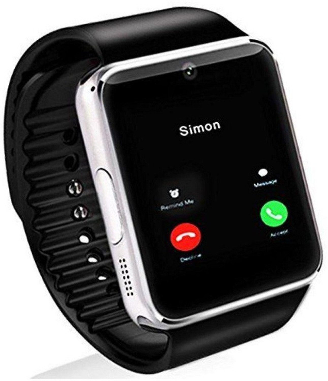 Image of Lastpoint 4G Camera and Sim Card Support watch Smartwatch (Black Strap, free)