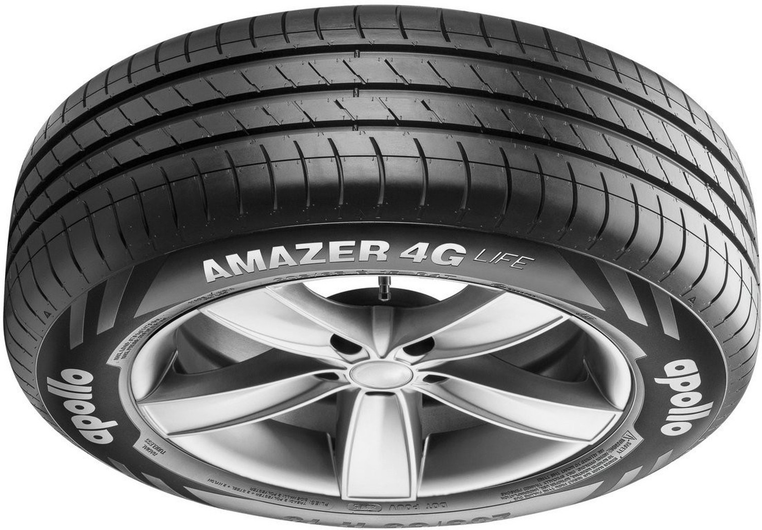 Image of Apollo Amazer 4G LIFE 155 /65 R13 73T Tubeless Car Tyre 4 Wheeler Tyre (155 /65 R13 73T Tubeless Car Tyre, Tube Less)