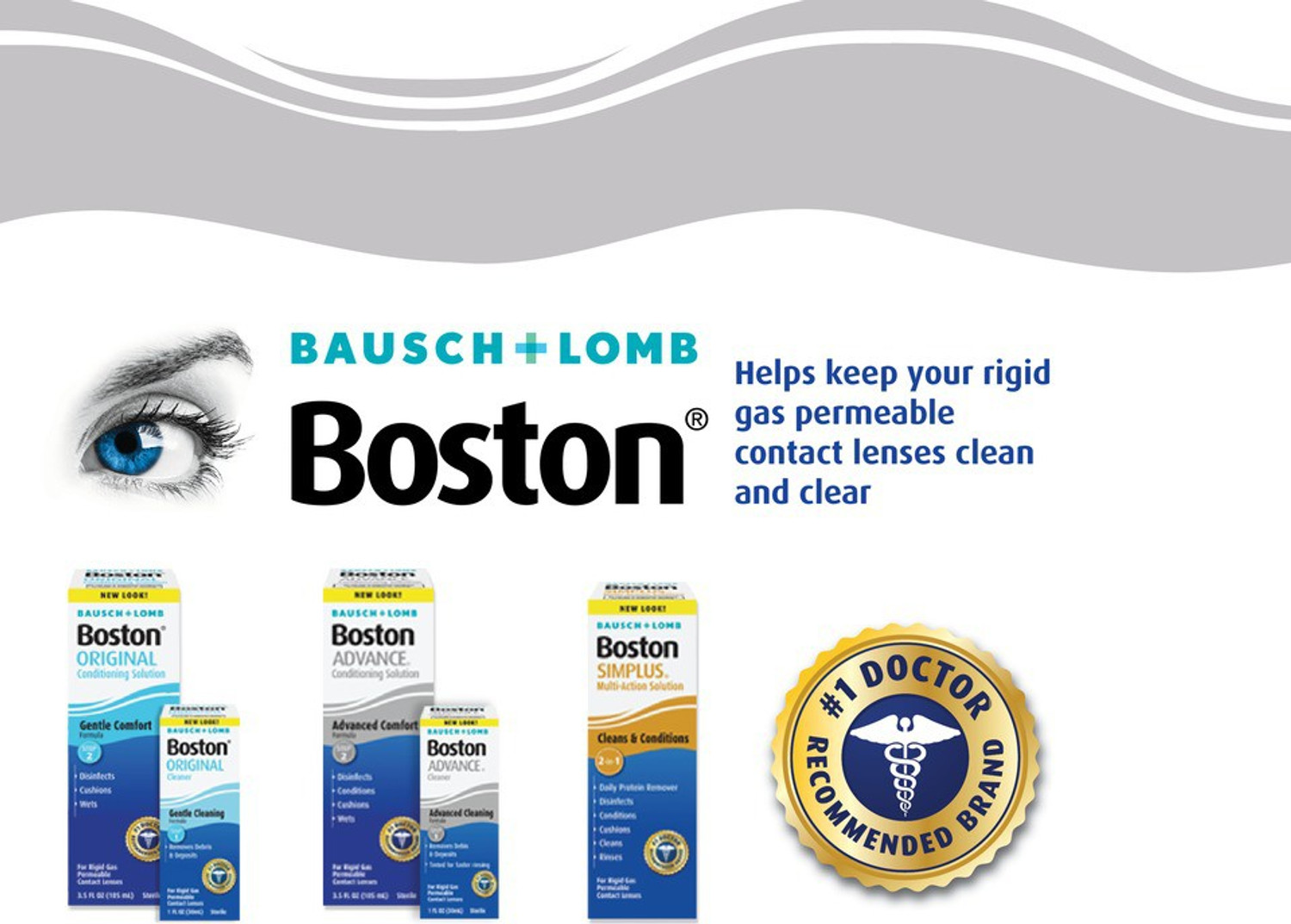 Image of BAUSCH & LOMB Boston-Simplus Multi-Action Solution For Rigid Permeable (105 ml)