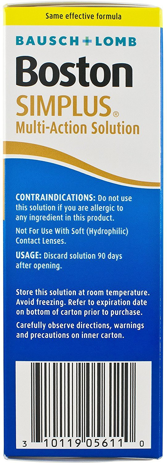 Image of BAUSCH & LOMB Boston-Simplus Multi-Action Solution For Rigid Permeable (105 ml)