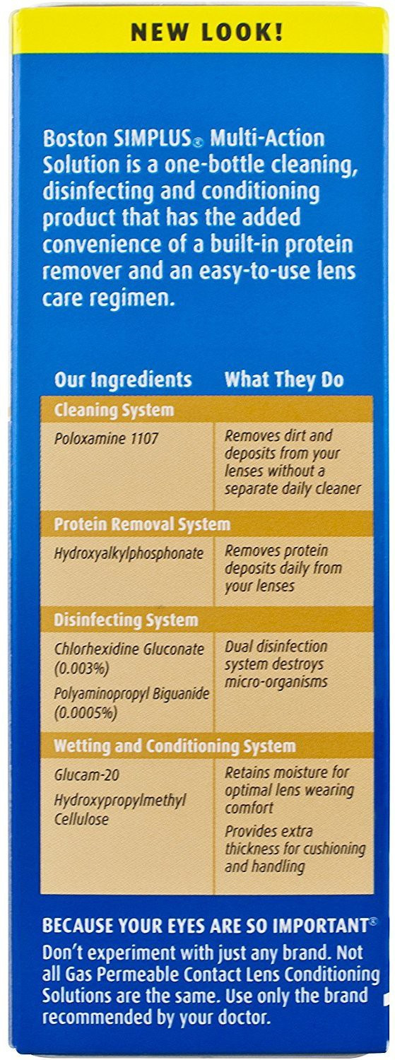 Image of BAUSCH & LOMB Boston-Simplus Multi-Action Solution For Rigid Permeable (105 ml)