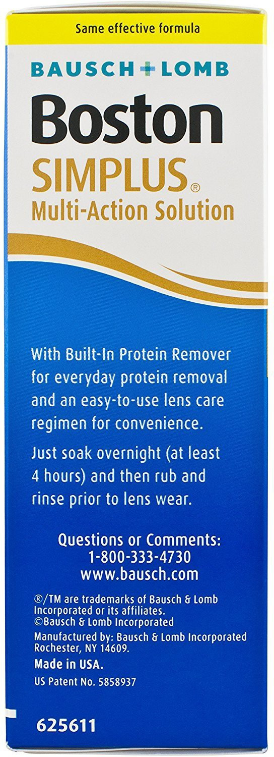 Image of BAUSCH & LOMB Boston-Simplus Multi-Action Solution For Rigid Permeable (105 ml)