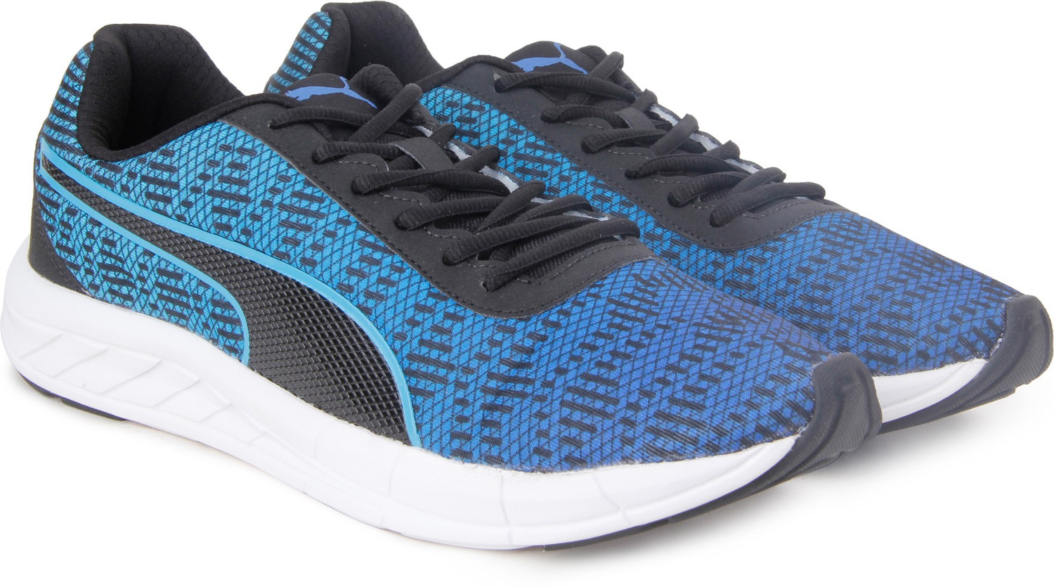 Image of PUMA Meteor 2 Running Shoes For Men (Blue, Black , 11 UK /India)