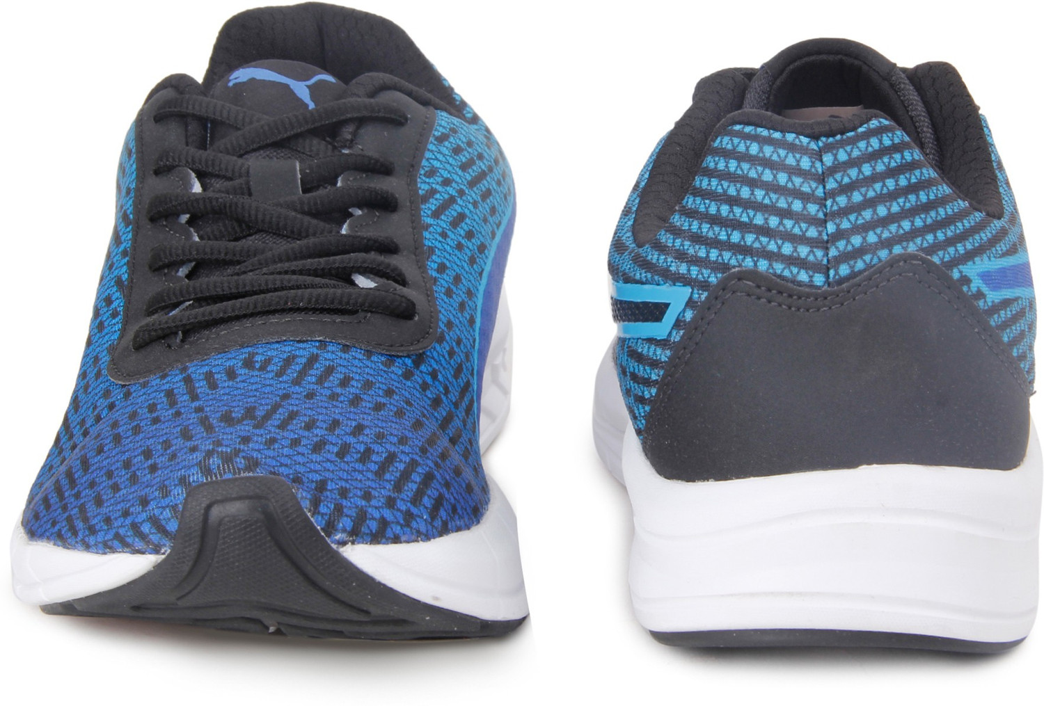 Image of PUMA Meteor 2 Running Shoes For Men (Blue, Black , 11 UK /India)