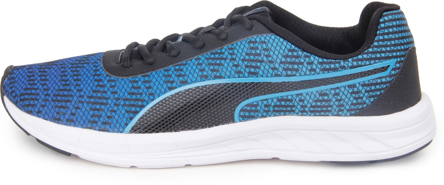 Image of PUMA Meteor 2 Running Shoes For Men (Blue, Black , 11 UK /India)