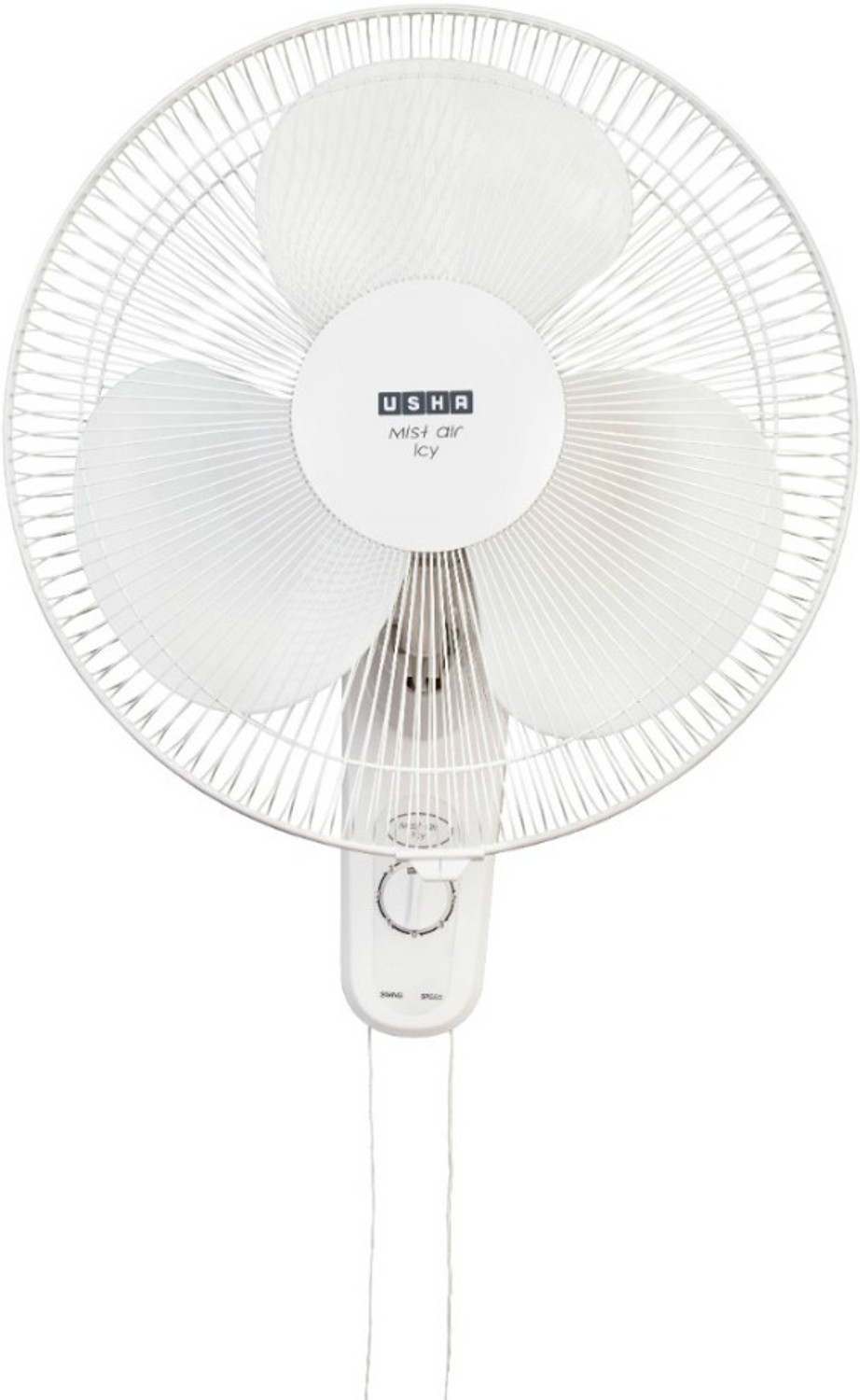 USHA Mist Air Icy with 2 Year Warranty Ultra High Speed 400 mm Wall Fan