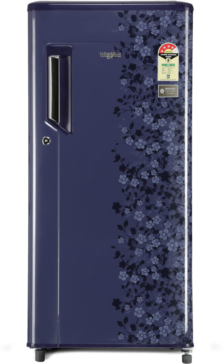 Image of Whirlpool 185 L Direct Cool Single Door 4 Star Refrigerator (Sapphire Exotica, 200 IMPWCOOL PRM 4S)