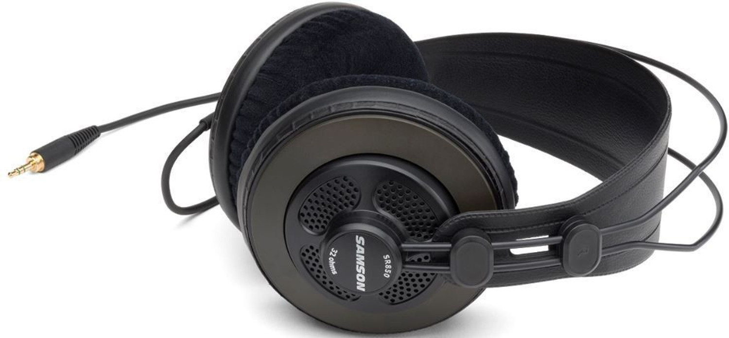 Image of SAMSON SR850 - Wired without Mic Headset (Black, On the Ear)
