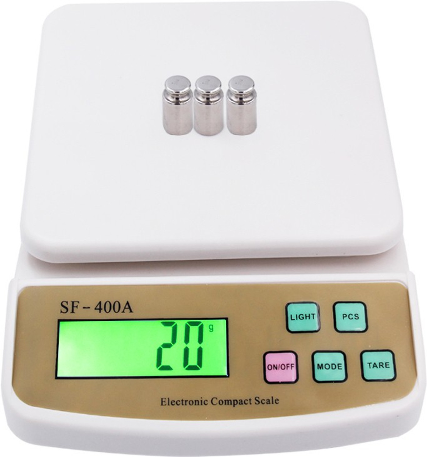 Image of ATOM A121 Economy Kitchen Weighing Scale (White)