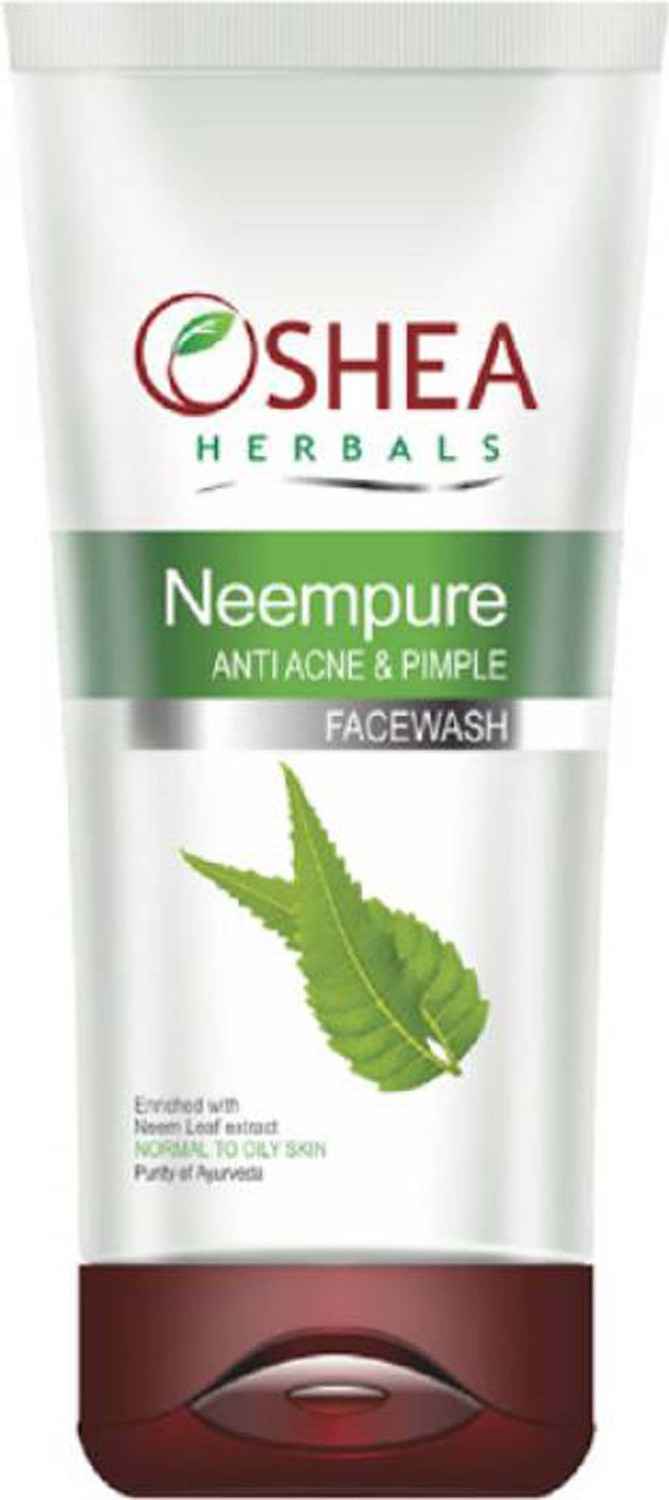 Image of Oshea Herbals Neempure Anti Acne Facewash Reduces Pimples & Hydrates Skin Face Wash (80 g)