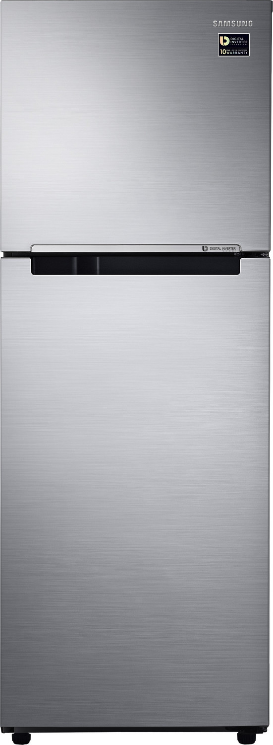 Image of Samsung 253 L Frost Free Double Door 1 Star Refrigerator (Elegant Inox, RT28M3022S8-HL / RT28M3022S8-NL)