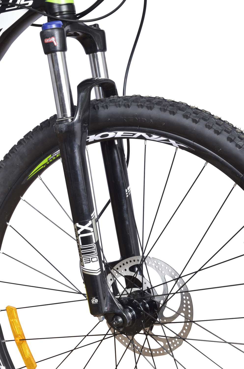 Image of PHOENIX Hydra 9 29 inch 27 Speed 29 T (inch) Mountain /Hardtail Cycle (27 Gear, Green, Black, Only Front Suspension)