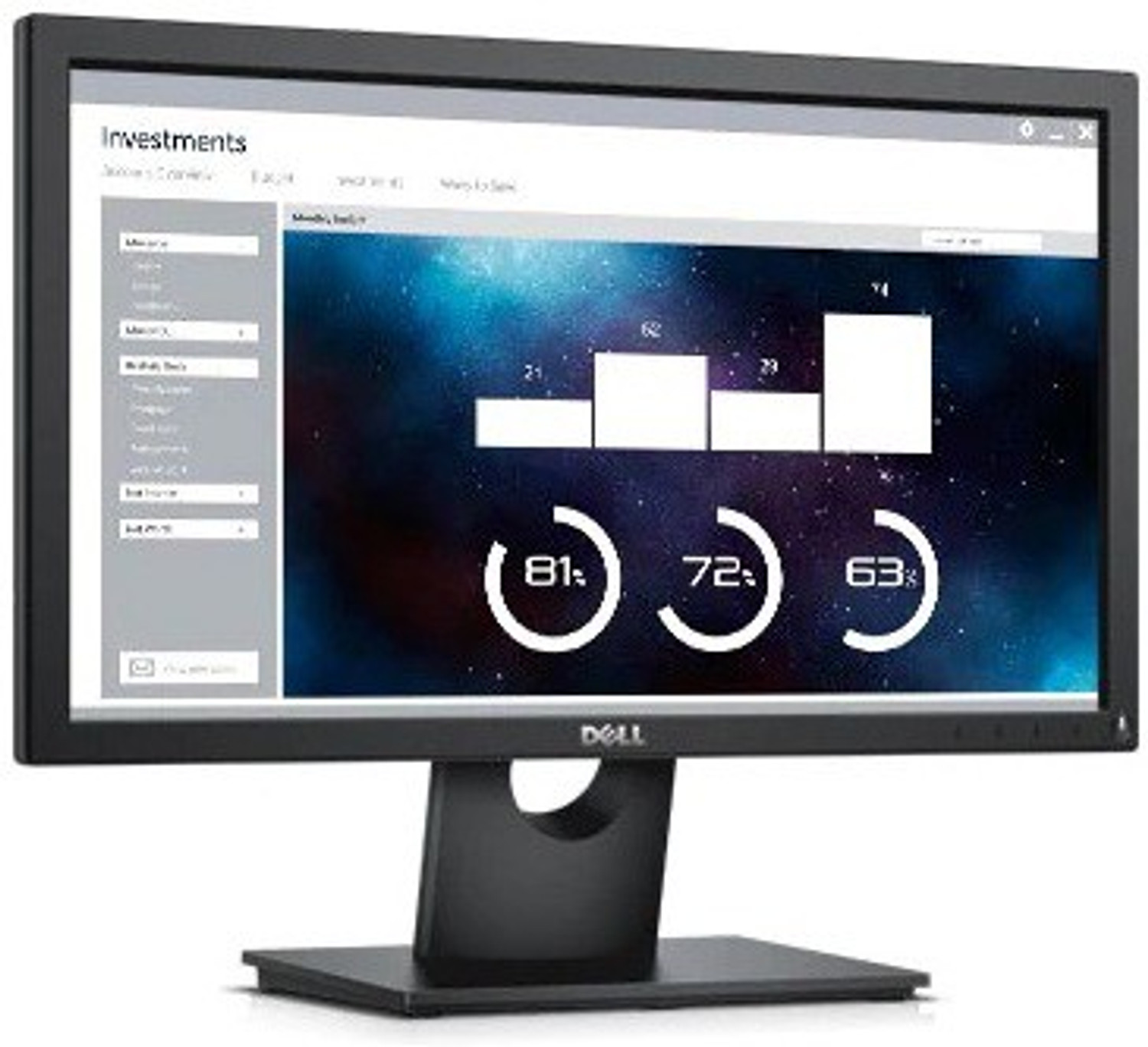 Image of DELL 50.8 cm (20 inch) HD LED Backlit TN Panel Monitor (E2016H) (Response Time: 5 ms, 60 Hz Refresh Rate)