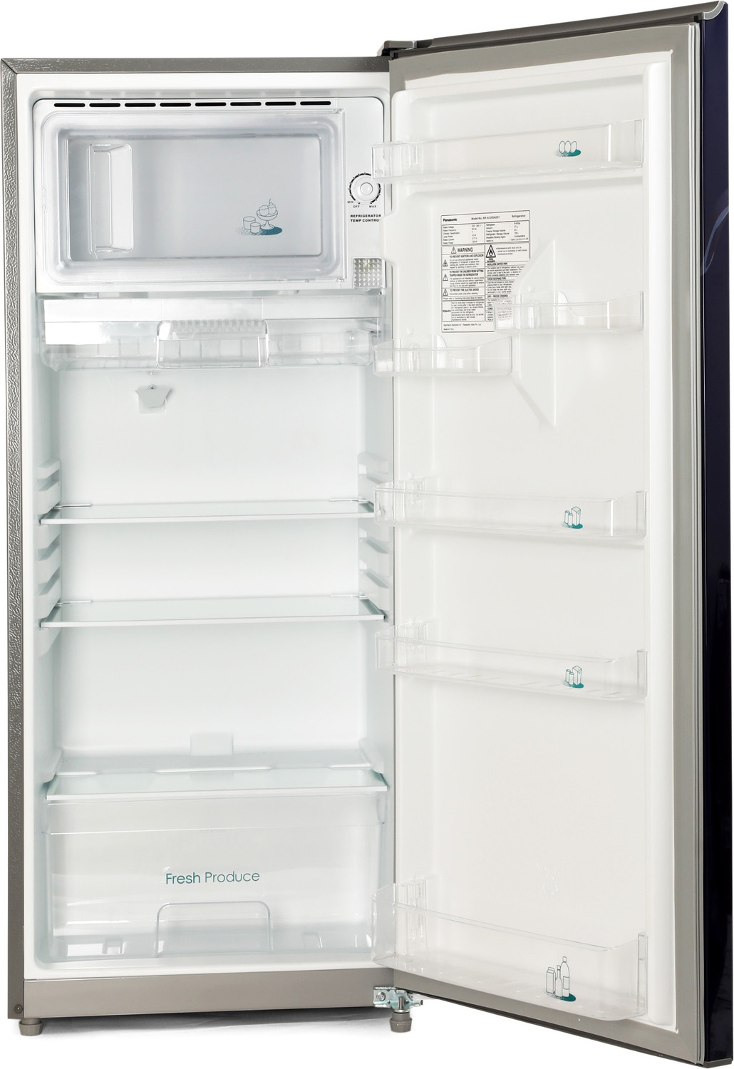 Image of Panasonic 202 L Direct Cool Single Door 2 Star Refrigerator (Blue Single Flower, NR-AC20SA2X1)
