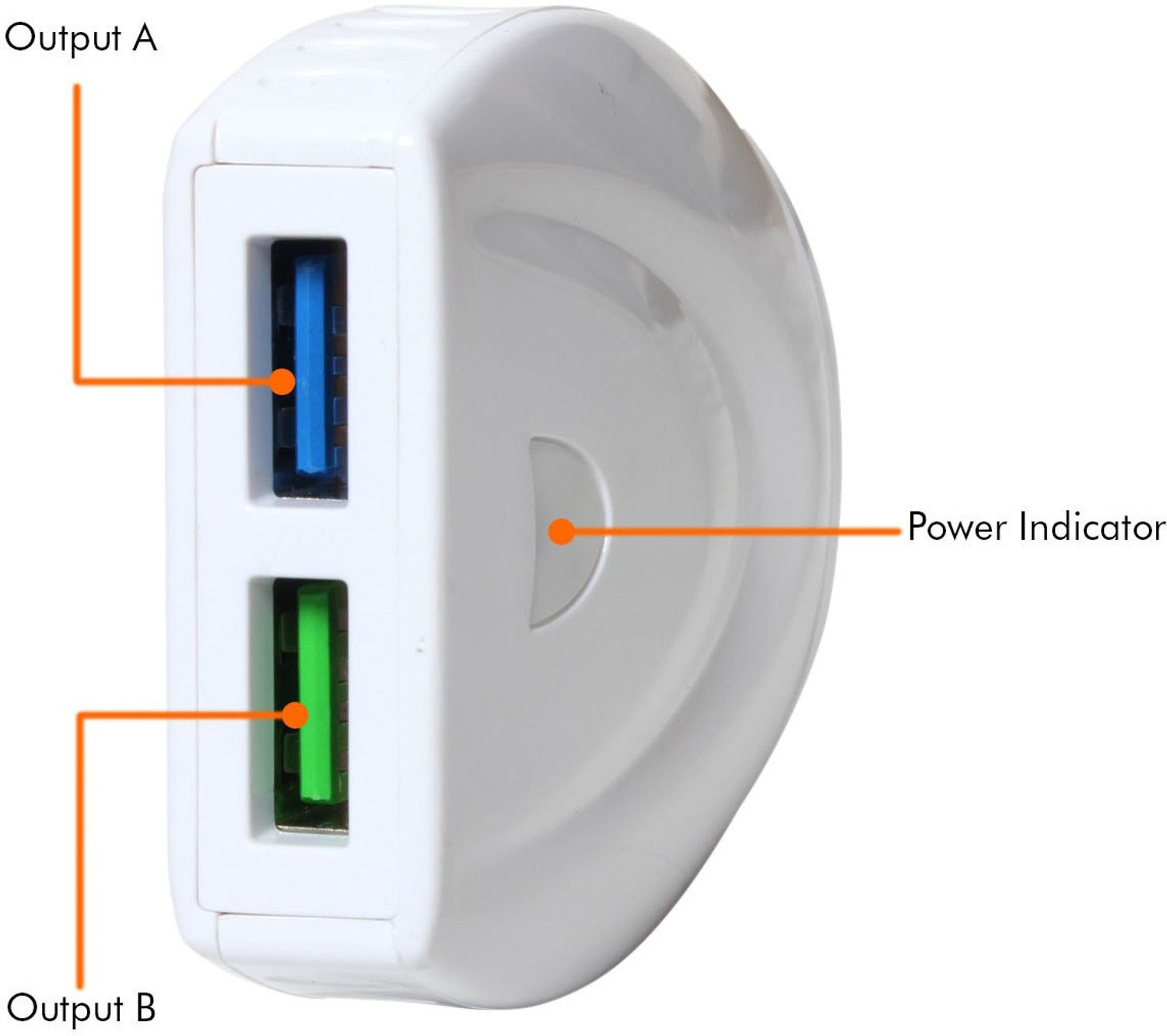 Image of Callmate 10 W 3.1 A Wall Charger for Mobile (White)