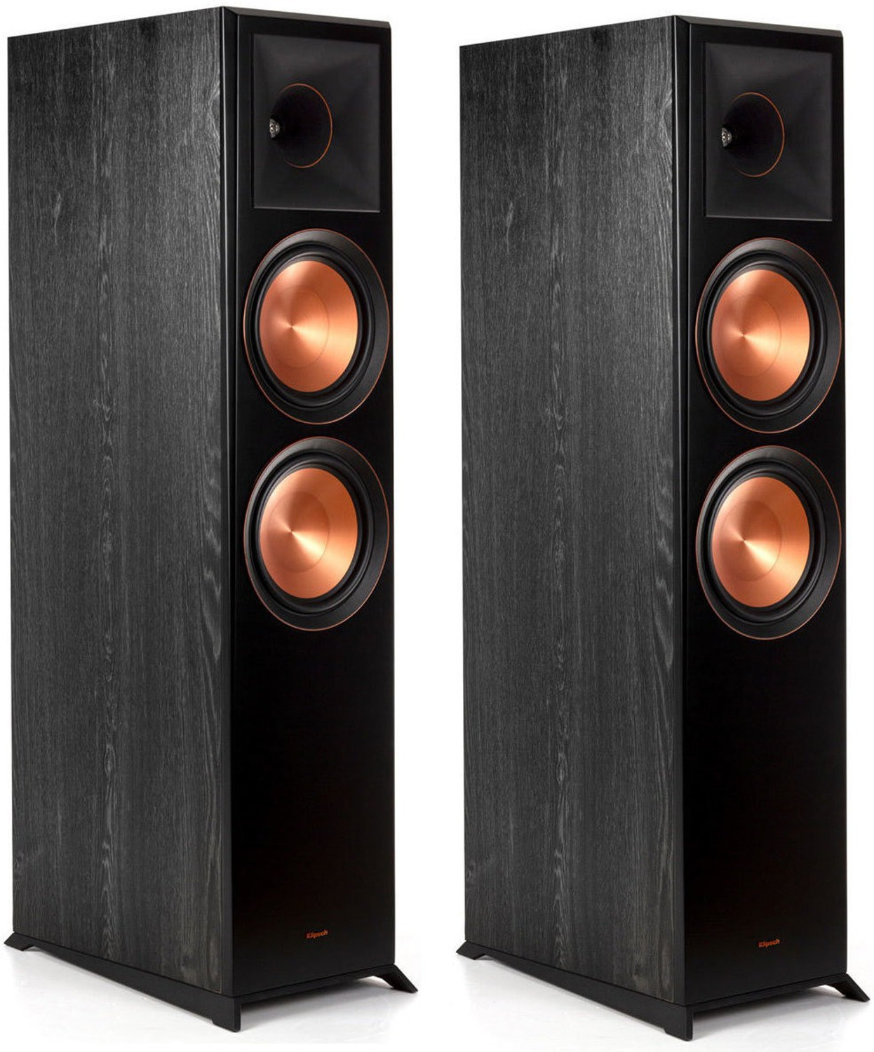 Image of Klipsch Reference Premiere RP-8000F Tower Speaker (Black) Pair 150 W Tower Speaker (Black, 2.0 Channel)