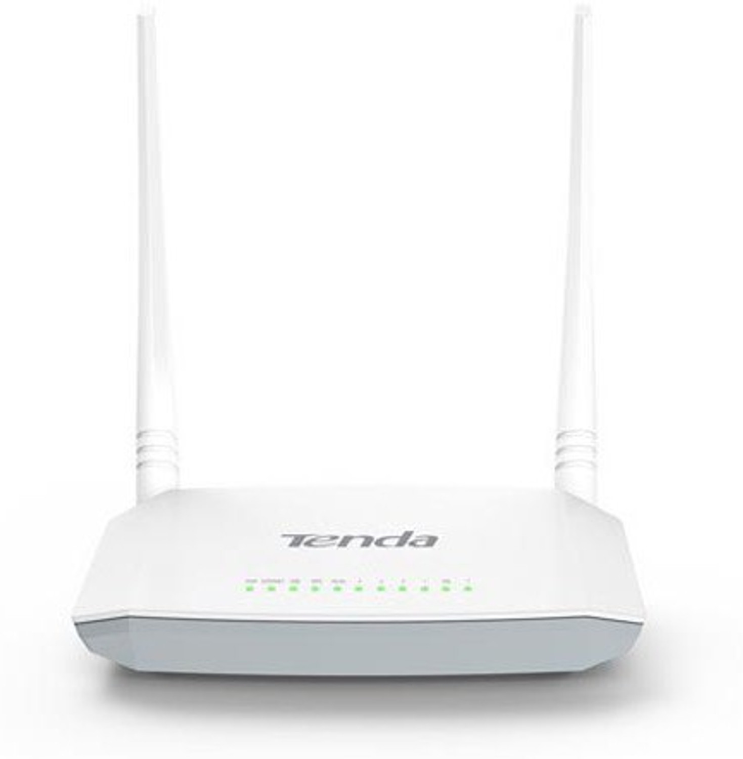 Image of TENDA N300 Wireless Router 2.4 GHz 300 Mbps Wifi Speed Single Band External Antenna ADSL (Telephone) (White)