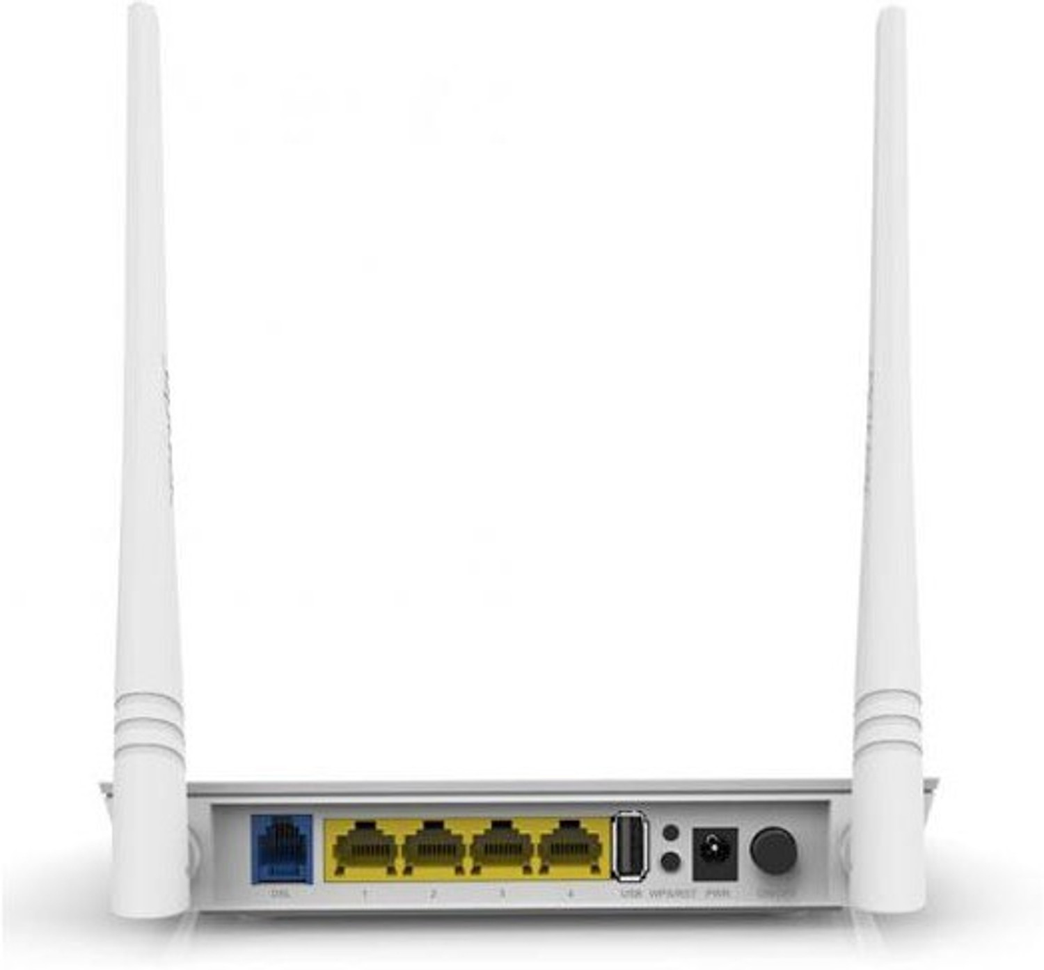 Image of TENDA N300 Wireless Router 2.4 GHz 300 Mbps Wifi Speed Single Band External Antenna ADSL (Telephone) (White)