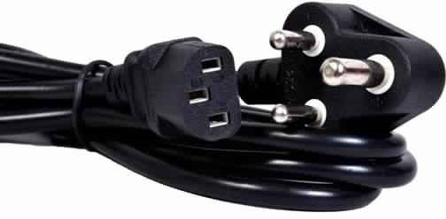 Image of RIVER FOX Power Cord 20 m 20 Meter RJ11 Telephone Modem Line Cable (Black) (Pack of 1) (Compatible with LANDLINE PHONE, ALL TYPE LAND LINE PHONE, Black, One Cable, 3 Pin Male To Multi-Pin)