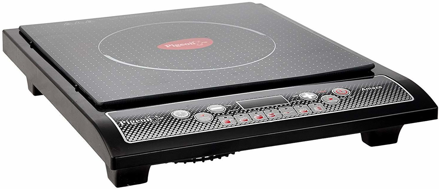 Image of Pigeon 1800 W Induction Cooktop Push Button (Black, Prime Induction)