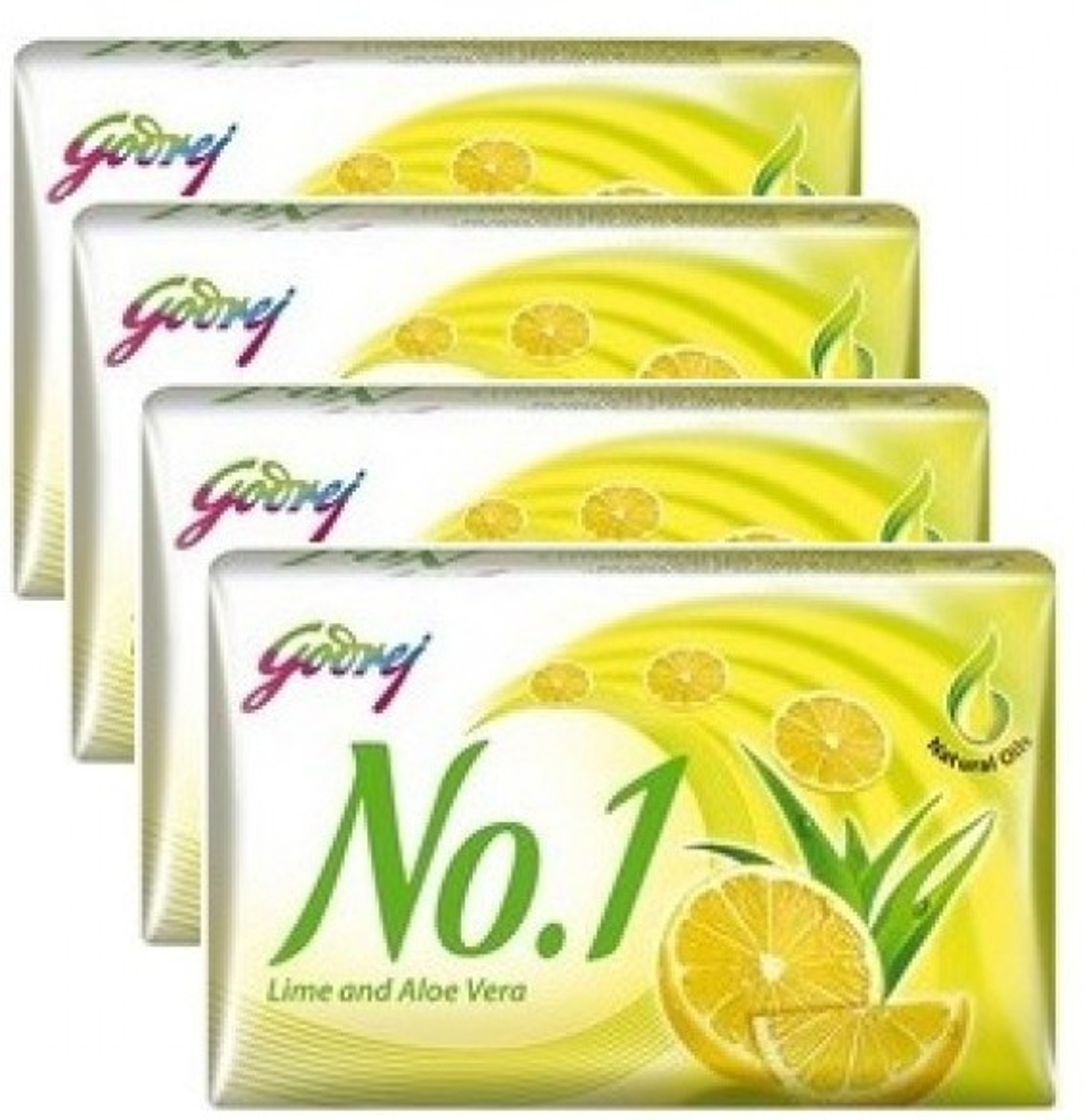 Image of Godrej No.1 Sandal Turmeric Bath Soap (3 x 150 g)