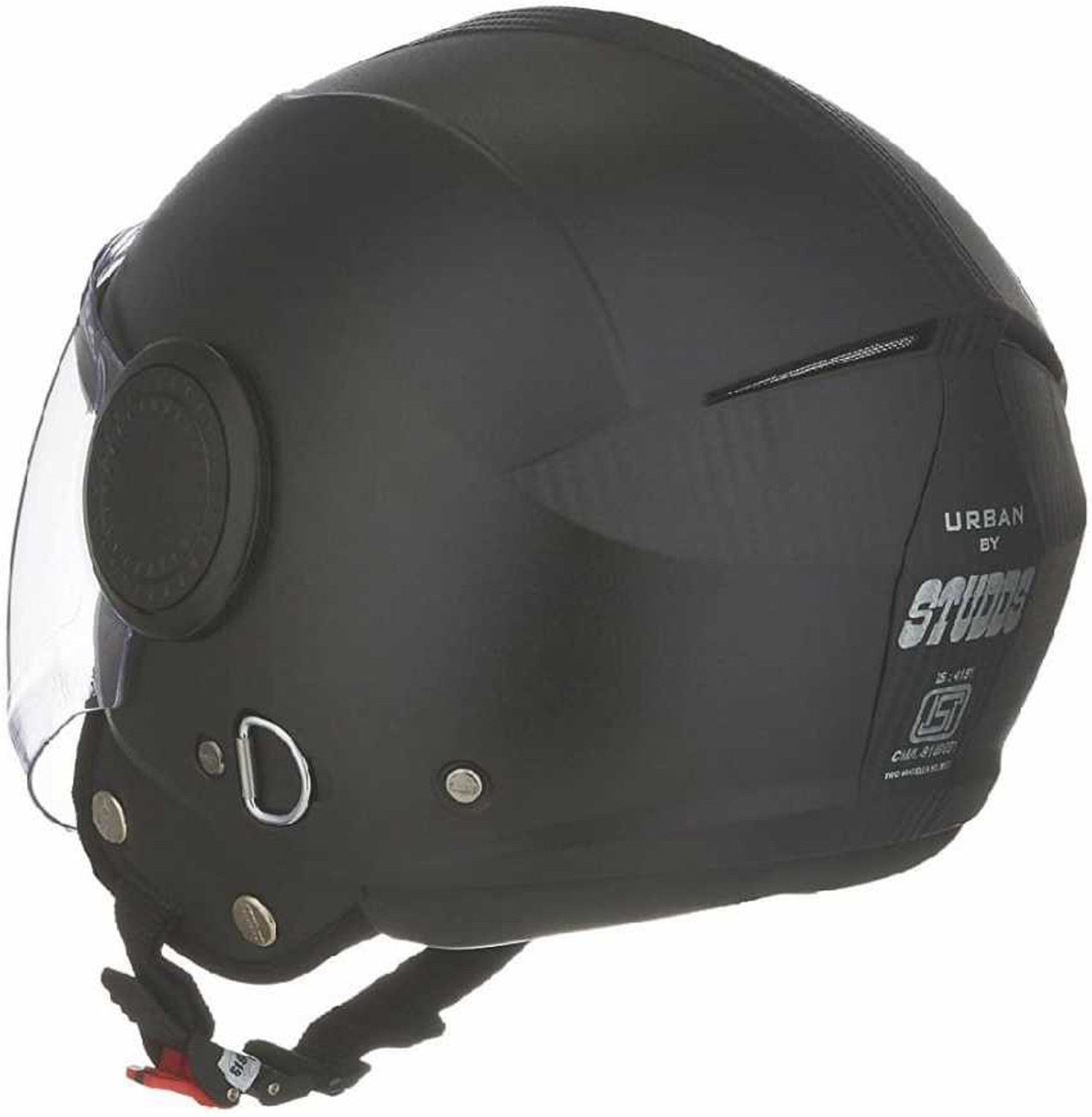 Image of STUDDS L Motorbike Helmet (Black) Motorsports Helmet (Black)
