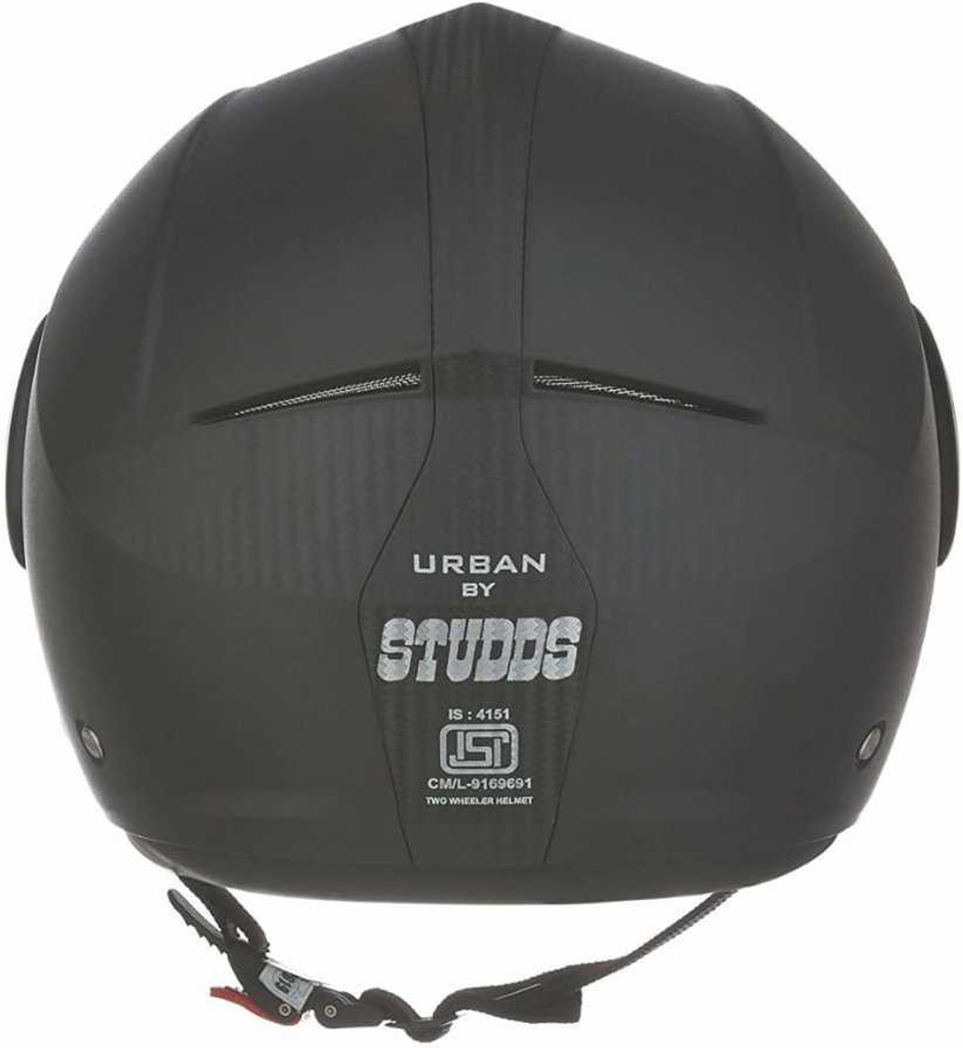 Image of STUDDS L Motorbike Helmet (Black) Motorsports Helmet (Black)